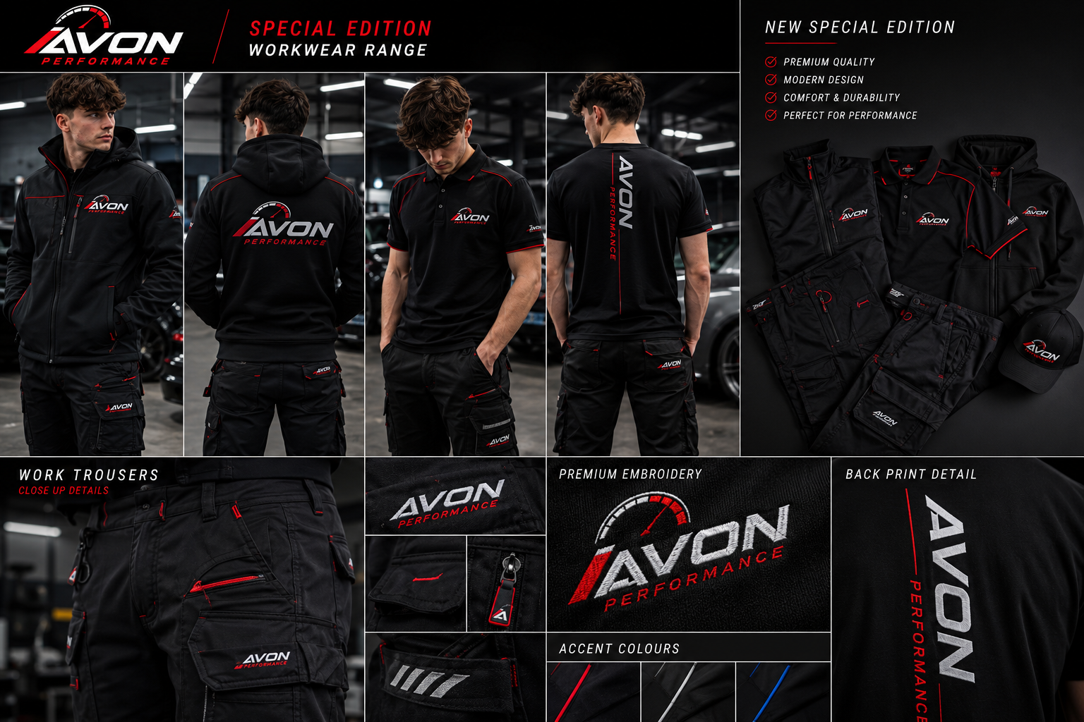 Avon Performance workwear range